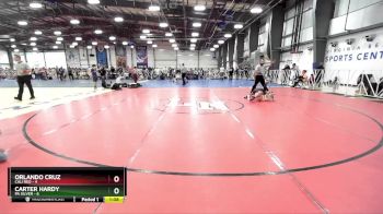 60 lbs Rd# 5- 3:45pm Friday Final Pool - Orlando Cruz, Cali Red vs Carter Hardy, PA Silver