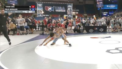 113 lbs Champ. Rd Of 64 - Evan Cies, Pennsylvania vs Felix Morales, Texas