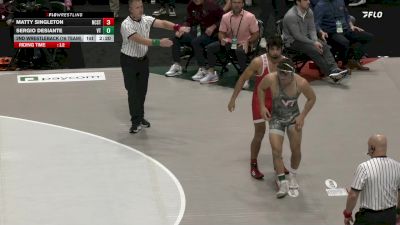 174 lbs 2nd Wrestleback (16 Team) - Sergio Desiante, Virginia Tech vs Matty Singleton, NC State