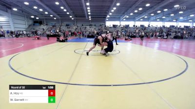 195 lbs Round Of 32 - Alex Hoy, MD vs Wade Garrett, WY