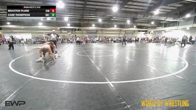 101 lbs Consi Of 16 #1 - Braxton Plunk, Coweta Tiger Wrestling vs Case Thompson, Sebolt Wrestling Academy