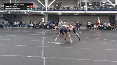 157 lbs Consi Of 32 #2 - Charlie Evans, Naval Academy vs Cooper Rathburn, Naval Academy