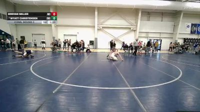 144 lbs Cons. Round 5 - Wyatt Christensen, Syracuse Wrestling Club vs Brevan Miller, JWC
