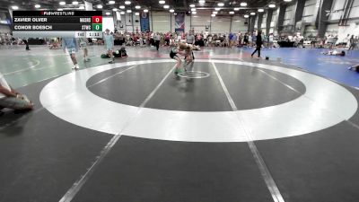 90 lbs Rr Rnd 1 - Zavier Olver, Mat Assassins Red vs Conor Boesch, Shore Thing Beach