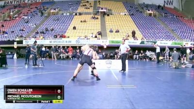 184 lbs Round 5 (8 Team) - Owen Schuller, Apprentice School vs Michael McCutcheon, Dubuque WC