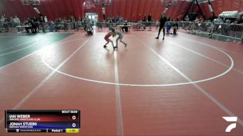 63 lbs Semifinal - Ian Weber, Ringers Wrestling Club vs Jonah Stuebs, Neenah Wrestling