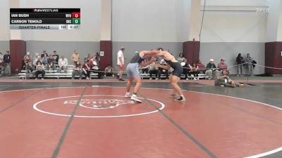 184 lbs Quarterfinal - Ian Bush, West Virginia vs Carson Tenold, North Carolina