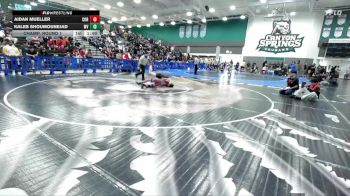 132 lbs Champ. Round 1 - Aidan Mueller, Corona Senior vs Kaleb Shoumounejad, West Valley