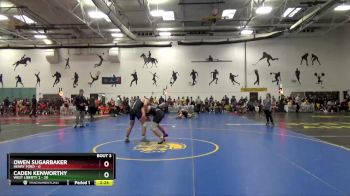 174 lbs Round 1 (10 Team) - Owen Sugarbaker, Henry Ford vs Caden Kenworthy, West Liberty 2