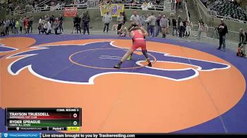 126 lbs Cons. Round 3 - Trayson Truesdell, Harrisburg Mat Club vs Ryder Sprague, COBRA ALL STARS