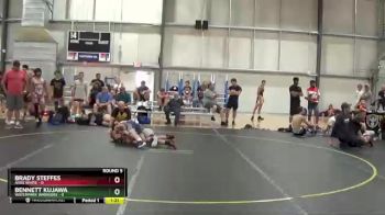 108 lbs Round 5 (6 Team) - Brady Steffes, ARES White vs Bennett Kujawa, Waterpark Warriors