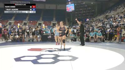 207 lbs Champ. Rd Of 64 - Faith Jones, Georgia vs Riley Alborn, Ohio