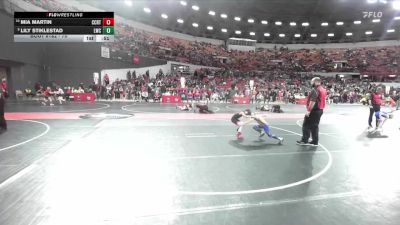 70 lbs Cons. Round 2 - Mia Martin, Ringers vs Lily Stiklestad, Lancaster Wrestling Club