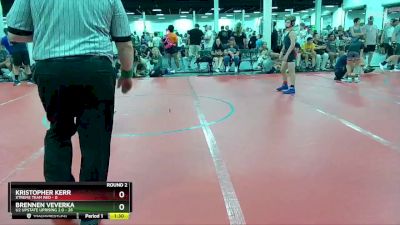 92 lbs Round 2 (6 Team) - Evan Restivo, U2 Upstate Uprising 2.0 vs Chase Young, Xtreme Team Red