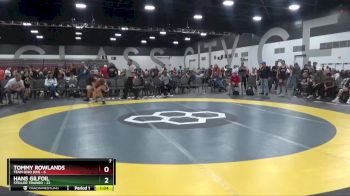 129 lbs Round 3 (8 Team) - Hans Gilfoil, Steller Trained vs Tommy Rowlands, Team Ohio (OH)