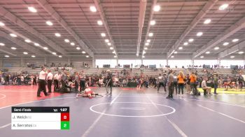 107 lbs Semifinal - June Welch, SC vs Alicia Serratos, CA