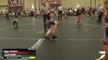 65 lbs Round 1 - Logan Burba, Superior Wrestling Academy vs Riley Atkinson, Refinery