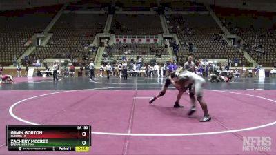 5A 150 lbs Cons. Round 2 - Zachery Mccree, Brewbaker Tech vs Gavin Gorton, Elberta HS