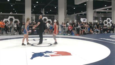 110 lbs Cons. Semis - Elizabeth Valenzuela Smith, Cyclones Wrestling & Fitness vs Addie Morse, Oklahoma