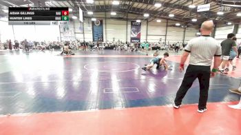 145 lbs Rr Rnd 1 - Aidan Gillings, Ragin Raisins Catawba HS vs Hunter Lines, Brady Strong