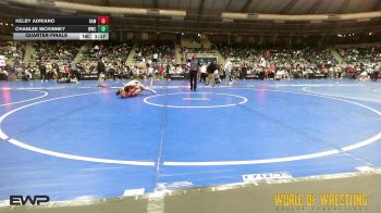 110 lbs Quarterfinal - Kelby Adriano, RHYNO ACADEMY Of WRESTLING vs Chanlee Mckinney, Woodland Wrestling Club