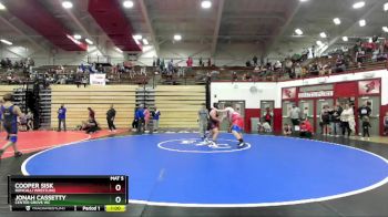 167-178 lbs Round 1 - Cooper Sisk, Roncalli Wrestling vs Jonah Cassetty, Center Grove WC