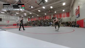 150 lbs Cons. Round 3 - Cooper Maupin, Meeker vs Adrian Morales, Farmington