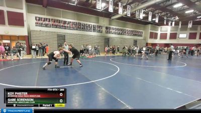 285 lbs Cons. Round 1 - KOY PHISTER, Riverton Wolf Pack Wrestling vs Gabe Sorenson, Brighton Wrestling Club