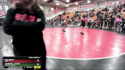170 lbs Cons. Round 4 - Marisol Lucas, South El Monte vs Mia Britt, Ayala