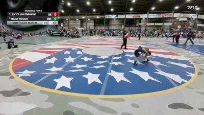 40 lbs 2nd Place Match - Teddi Hould, Mustang Wrestling Club vs Lenyx Uhlenhake, Immortal Athletics WC