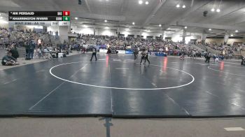 AA 106 lbs Cons. Round 1 - Kharrington Rivers, Cordova High School vs Nik Persaud, Brentwood High School