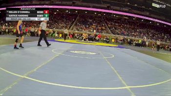 D2-120 lbs Cons. Round 2 - Kellen O`Connell, Warren Woods Tower vs Justice Harding, Williamston