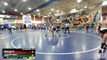 144 lbs Cons. Round 4 - Zakkary Quad, Ramona vs Adam Salas, Los Alamitos