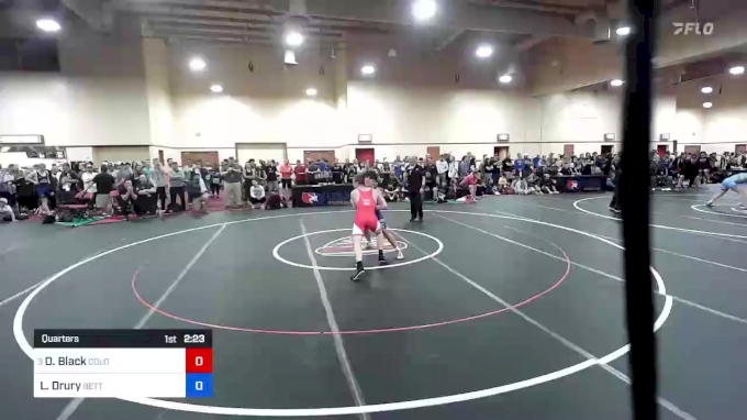 63 kg Quarters - Otto Black, Colorado Top Team Wrestling Club vs Landon ...