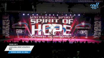 Carolina Spirit Athletics - 5C [2025 L5 Senior - D2 - Small Day 2] 2025 Spirit of Hope Grand Nationals