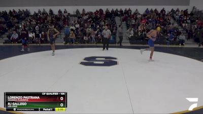 106 lbs Champ. Round 2 - Rj Gallego, Los Osos vs Lorenzo Pastrana, Valencia Placentia