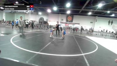 52 lbs Rr Rnd 5 - Cru Mantanona, Mantanona TC vs Suho Kwak, Salem Elite Mat Club
