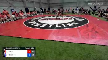 145 lbs Semis & 3rd Wb (16 Team) - Christian Diaz, California vs Emil Necula, Georgia Blue