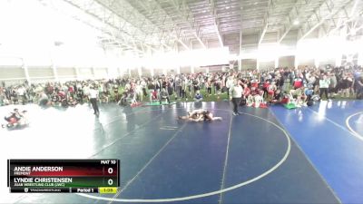 140 lbs Cons. Round 5 - Andie Anderson, Fremont vs Lyndie Christensen, Juab Wrestling Club (JWC)