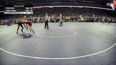 D2-190 lbs Quarterfinal - Casey Engle, Lowell HS vs Josh Ezell, Linden HS