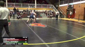 285 lbs 5th Place Match - Marshall Rodenbeck, Clackamas Community College vs Logan Clayburn, Southwestern Oregon Community College