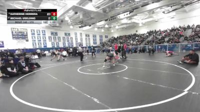 170 lbs Champ. Round 1 - Michael Uselding, El Toro vs Katherine Herrera, La Habra