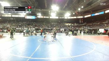 100 lbs Cons. Round 4 - Caydence Aagard, Buhl vs Maliya Halpin, Borah