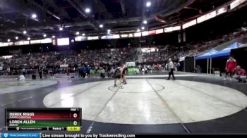 160 lbs Cons. Round 1 - Derek Riggs, Nampa Christian vs Loren Allen, Borah