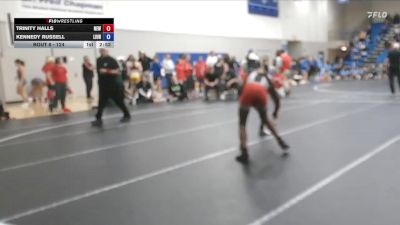 124 lbs Champ. Round 1 - Trinity Halls, Newberry vs Kennedy Russell, Life University