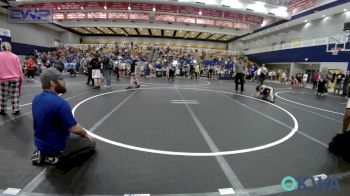 58 lbs Semifinal - Cage Daugherty, Deer Creek Wrestling Club vs Lawson Rickard, Piedmont