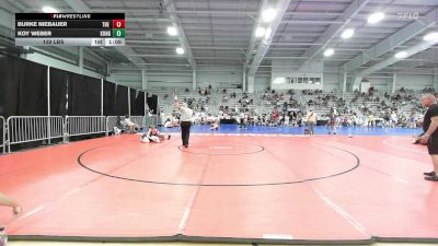 132 lbs Rr Rnd 2 - Burke Niebauer, The Shop 814 vs Koy Weber, KongKrete Wrestling Academy