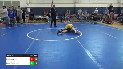 120 lbs Round 2 - Bailey Emery, Hawks WC vs Brice La Fleur, Dark Horse WC MI