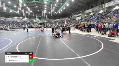 125 lbs Quarterfinal - Aayen Martinez, Pomona Elite vs Joseph Munoz, Blevins