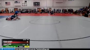 133 lbs 7th Place Match - Evan Husko, Cornell College vs Philip Ihde, Upper Iowa